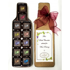 Chocolate for wine pairing ( bottle shaped box)